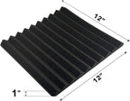 JBER 48 Pack Charcoal Acoustic Panels Studio Foam Wedges Fireproof Soundproof - Image 2