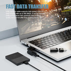 PANPEO 2 Pack USB 90 Degree Adapter, Rotating and Swivel Twist USB 2.0 Type A - Image 6