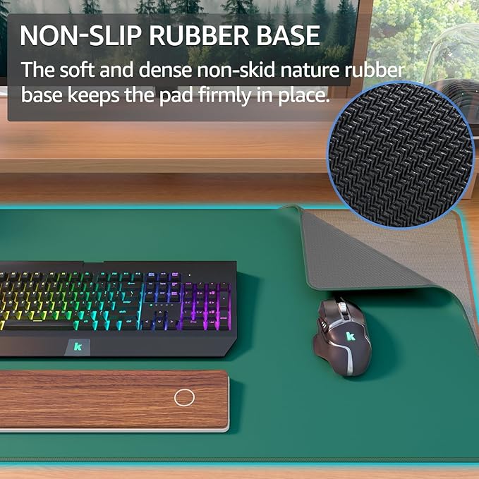 KTRIO Large Gaming Mouse Pad Desk Mat, Superior Micro-Weave Cloth, Non-Slip - Image 4