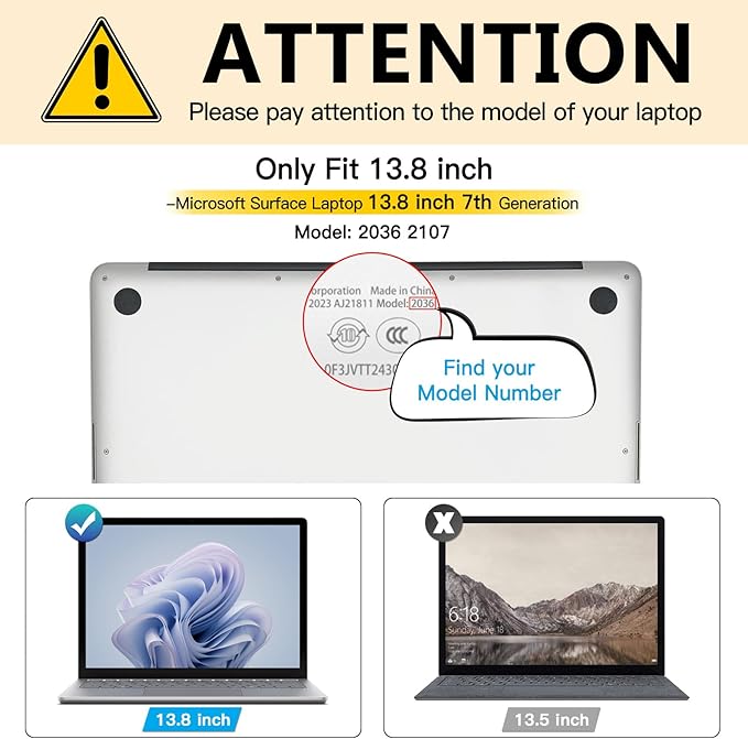 FILMEXT Privacy Screen for Microsoft Surface Laptop 13.8 inch 7th Generation - Image 2