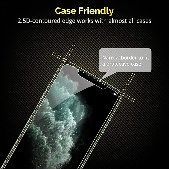 UNBREAKcable iPhone 11 Pro Screen Protector, 2.5D Double Defense Series Premium - Image 5