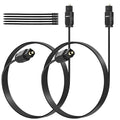 Adoreen Ultra-Thin Slim Digital Optical Audio Cable 8 FT/2 Pack, Fiber Optic by Adoreen