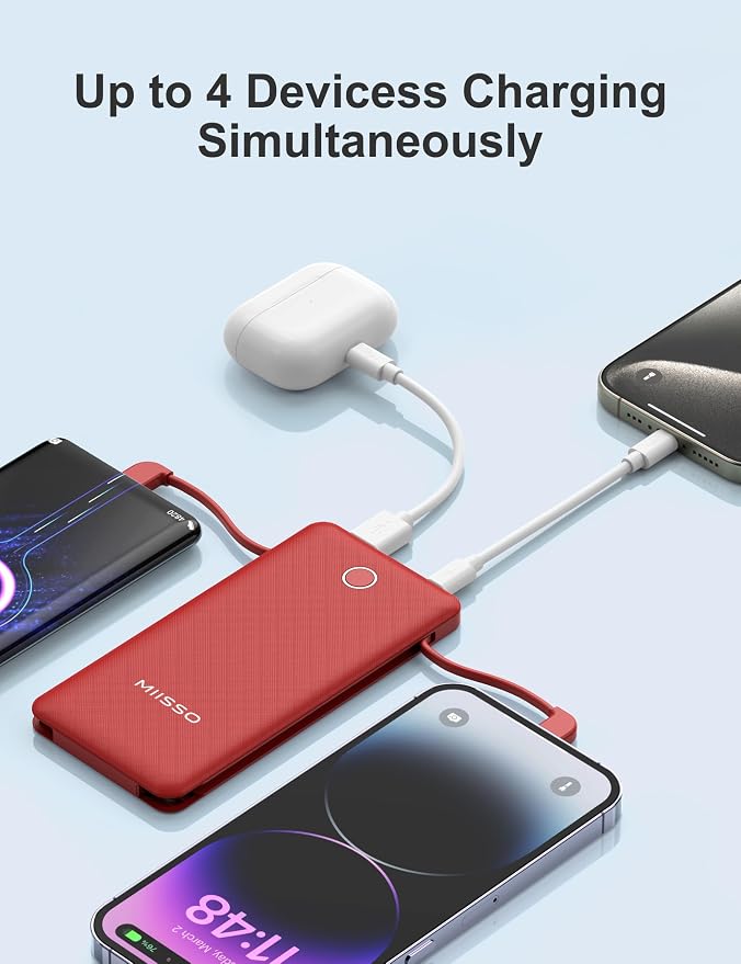 miisso 10000mah Slim Portable Charger - Image 4