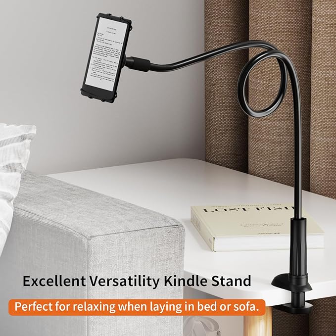 Gooseneck Kindle Holder for Reading in Bed - Image 3