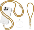 Cell Phone Lanyard Adjustable Crossbody Phone Lanyard *1 Phone Wrist Strap *1 by Derraffina