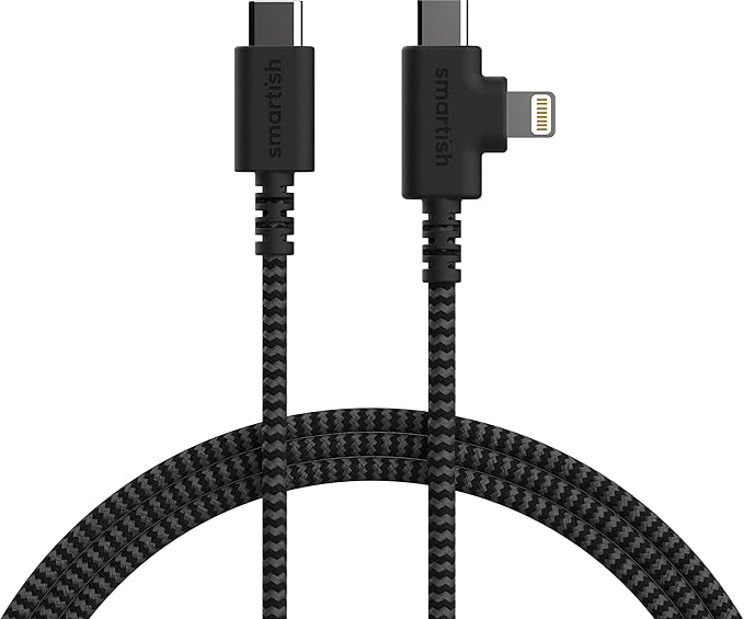 Smartish 2 in 1 USB C to USB C/Lightning Cable by Smartish-PhoneCasesandStuff