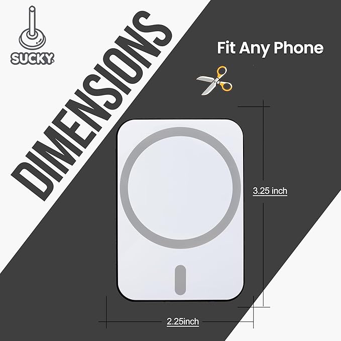 SUCKY Silicone Suction Phone Case Adhesive Mount - Image 7