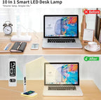LED Desk Lamp for Home Office, USB Charging Port, Reading Lamp Desk Light - Image 7