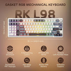 RK ROYAL KLUDGE L98 Wireless Mechanical Keyboard w/Left-Handed Southpaw Design - Image 2