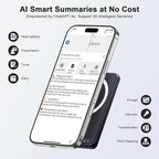 TTQ AI Voice Recorder, Digital Voice Recorder App Control, Transcribe & - Image 3