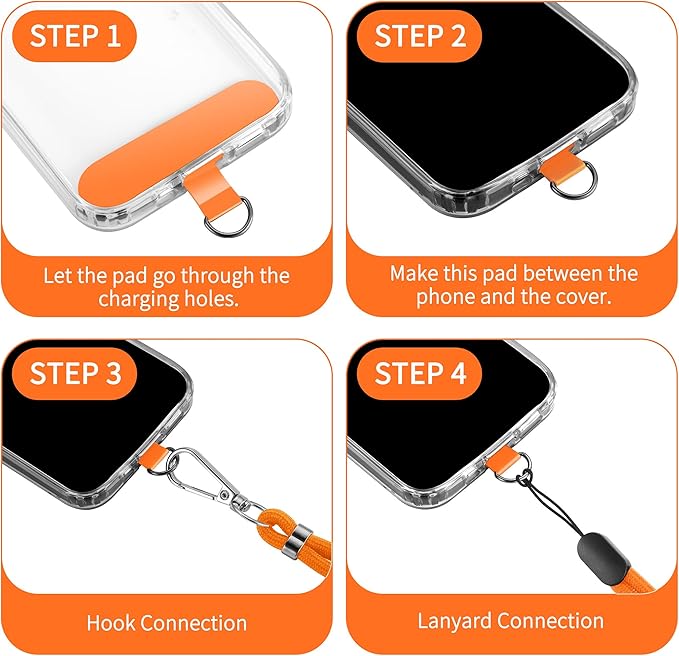 CACOE Cell Phone Lanyard Universal Crossbody Multifuctional Lanyard Compatible - Image 3