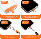 CACOE Cell Phone Lanyard Universal Crossbody Multifuctional Lanyard Compatible - Image 3