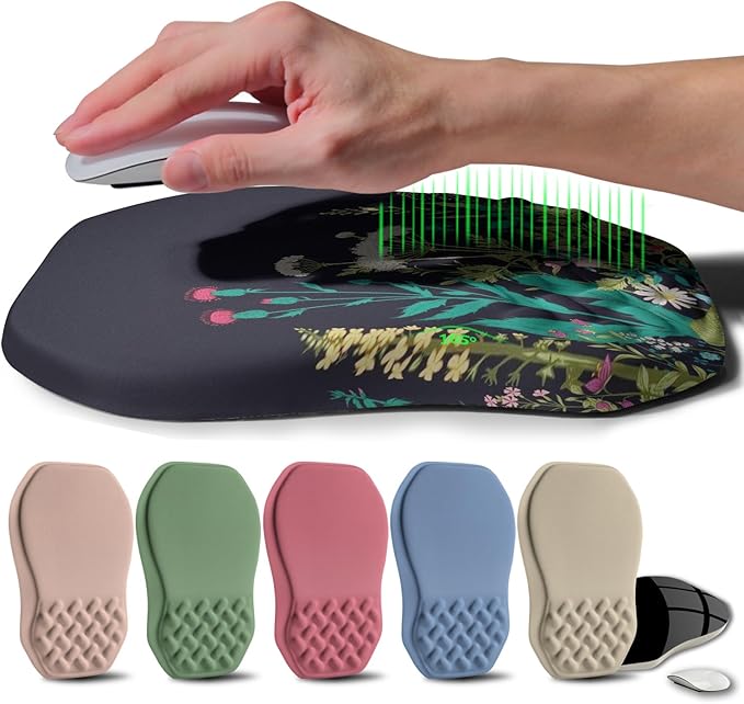 Ergonomic Raised Mouse Pad Wrist Support by Gleamtide