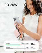VRURC Mini Portable Charger, 22.5W USB C Fast Charging 10000mAh Pocket Power - Image 3