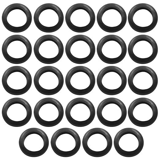 24 Pcs Rubber Grommets, 0.98" Inside Diameter 1" Drill Hole Rubber Wire by Kyuionty