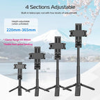 ULANZI JJ02 Selfie Stick Tripod, Extendable Grip Phone Tripod - Image 5