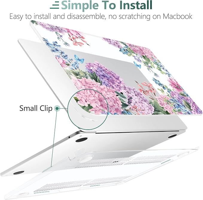 TWOLSKOO Compatible with M4 MacBook Air 15 inch Case 2025-2023 Released Model - Image 3
