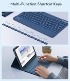 CHESONA Keyboard Case for iPad 11th/10th Generation, Detachable Wireless - Image 5