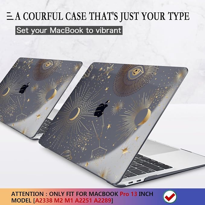 CISSOOK Case for MacBook Pro 13 Inch 2025-2020 Release Model M2 Chip A2338 M1 - Image 3