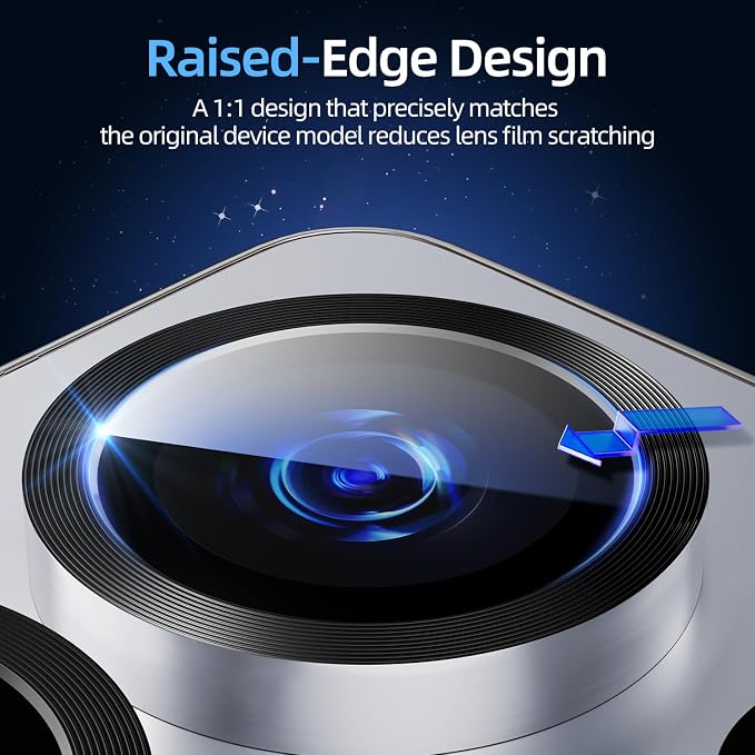 X-it Camera Lens Protector for Samsung S25 Ultra, 9H Tempered Glass, - Image 5
