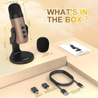 ZealSound Podcast Microphone for PC, Noise Cancellation USB Mic - Image 7