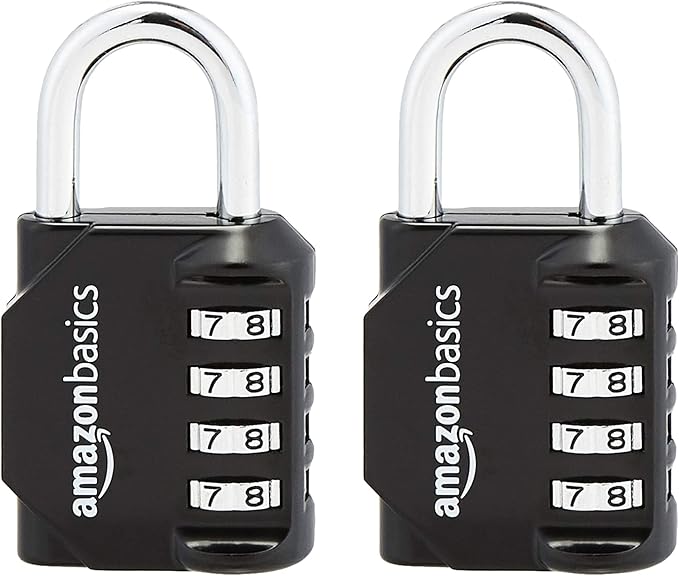 Amazon Basics 4-Digit Combination Lock by AmazonBasics