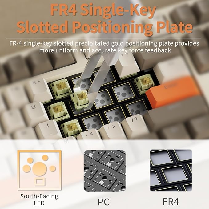 NACODEX AK35I V3 104 Keys RGB Gasket Mount Mechanical Keyboard | Amazing - Image 4