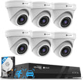 4COVR Security Camera System PoE, AI Human Vehicle Detection, 8CH 4K H.265 NVR by 4COVR