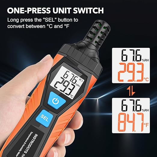 Temperature Humidity Meter, High Precision Thermometer Hygrometer - Image 5