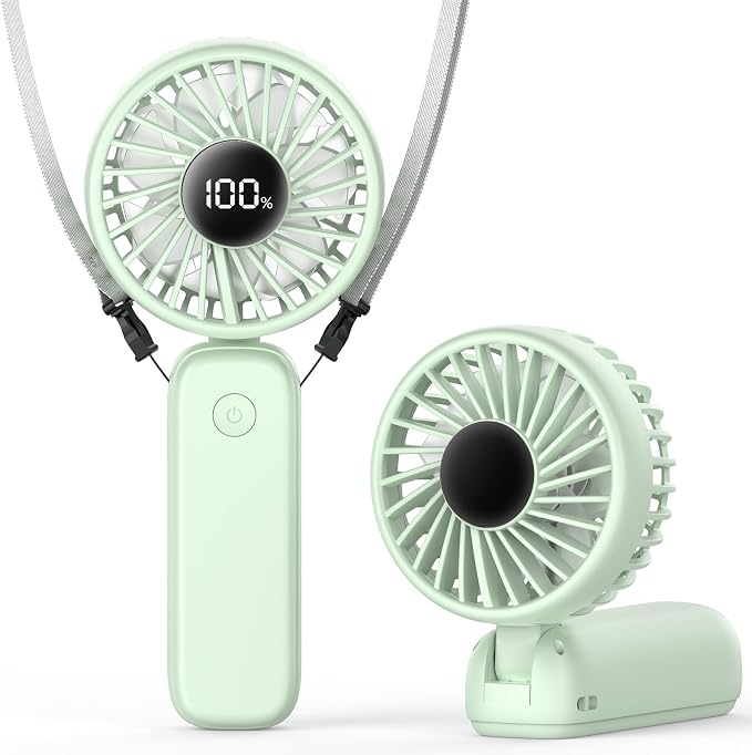 PANERGY Portable Handheld Fan, 5000mAh Rechargeable, 14H Max Cooling Time by PANERGY