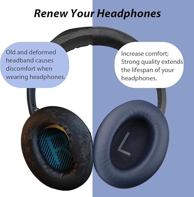 Headband Pad for Bose QuietComfort QC45 QC35II QC35 Headband Cushion Cover - Image 5