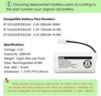 iMah BT162342/BT262342 Cordless Phone Batteries Compatible - Image 3