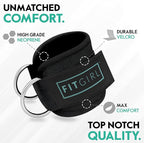 FITGIRL - Ankle Strap for Cable Exercise Machines, Work Out Cuff Attachment for - Image 3
