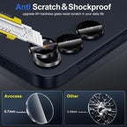 for Samsung Galaxy A16 Camera Lens Protector, Individual Metal Ring Tempered - Image 3