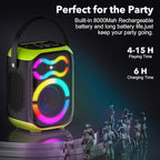 Portable Bluetooth Speakers 80W Big Powerful Wireless Outdoor Loud Stereo Deep - Image 4