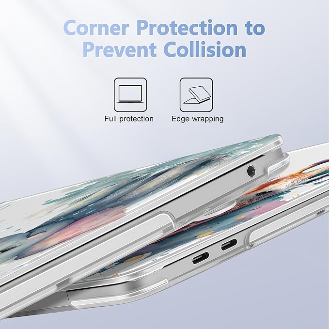 Case for MacBook Pro 13 inch with/Without Touch Bar, Hard Shell + Keyboard - Image 3