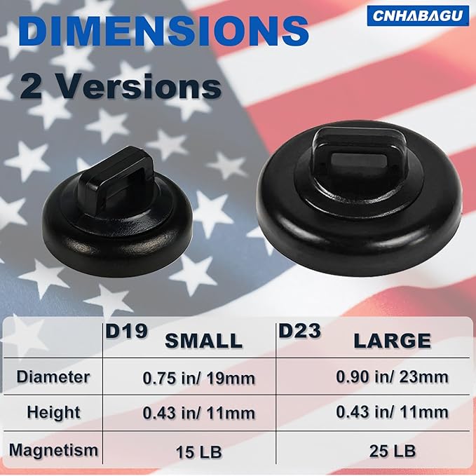 Magnet Zip Tie Mount Clips Magnetic Zip Ties Mount Base Holder Multipurpose - Image 5