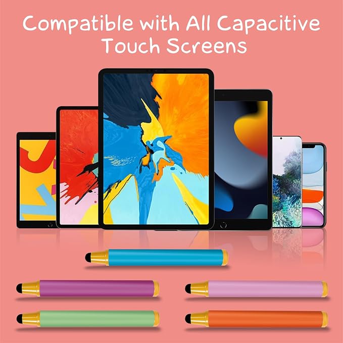 Kid-Friendly Stylus Pens for Touch Screens, Crayon Stylus Pen for iPhone Ipad - Image 7