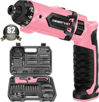 Enertwist Electric Screwdriver, 8V Max 10Nm Pink Cordless Screwdriver by ENERTWIST
