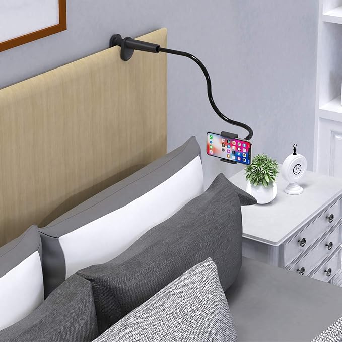 Phone Holder Bed Gooseneck Mount - Image 6