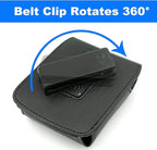 BECPLT for Galaxy Z Flip7 /6/5/4/3 Z Flip 5G Case 360 Rotating Leather Pouch - Image 5