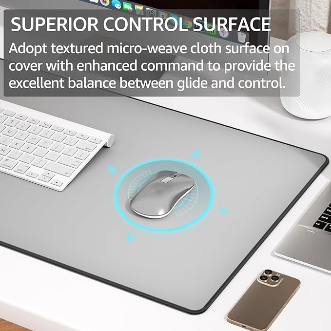 KTRIO Large Gaming Mouse Pad Desk Mat, Superior Micro-Weave Cloth, Non-Slip - Image 2