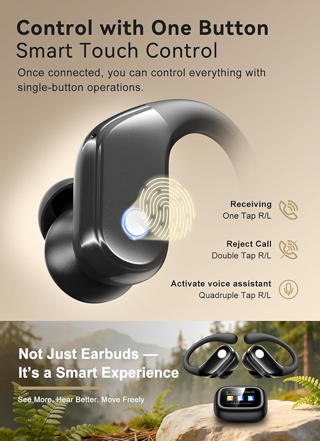 jaddsa Wireless Earbuds, ENC Noise Cancelling, Ear Buds - Image 5