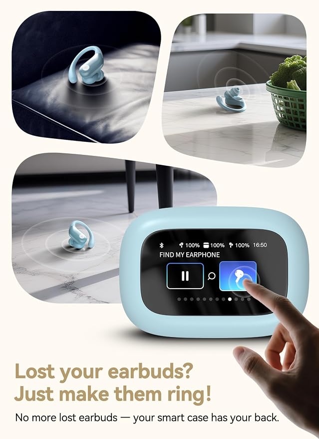 Wireless Earbuds, ANC Noise Cancelling Sport Ear Buds - Image 4