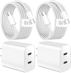 iPhone 16 15 Charger Fast Charging, 6FT Woven USB C Charger Fast Charging Cord by SpeedScope