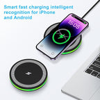 Wireless Charger Fast Charging Pad Android Charging Station Wireless Phone - Image 6