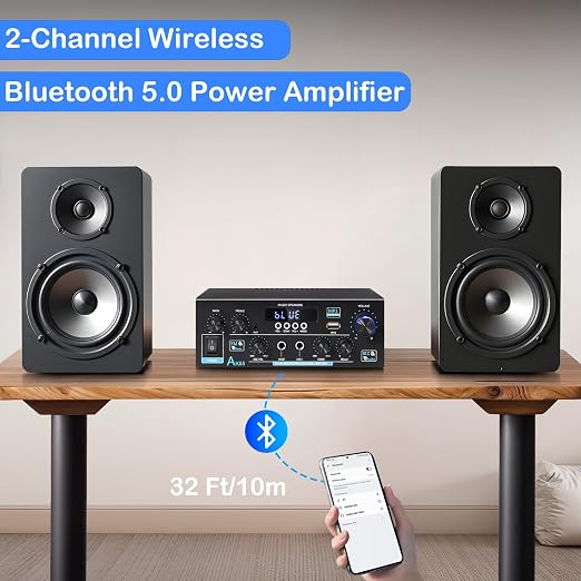 AK55 Stereo Amplifier Home Audio - Image 2