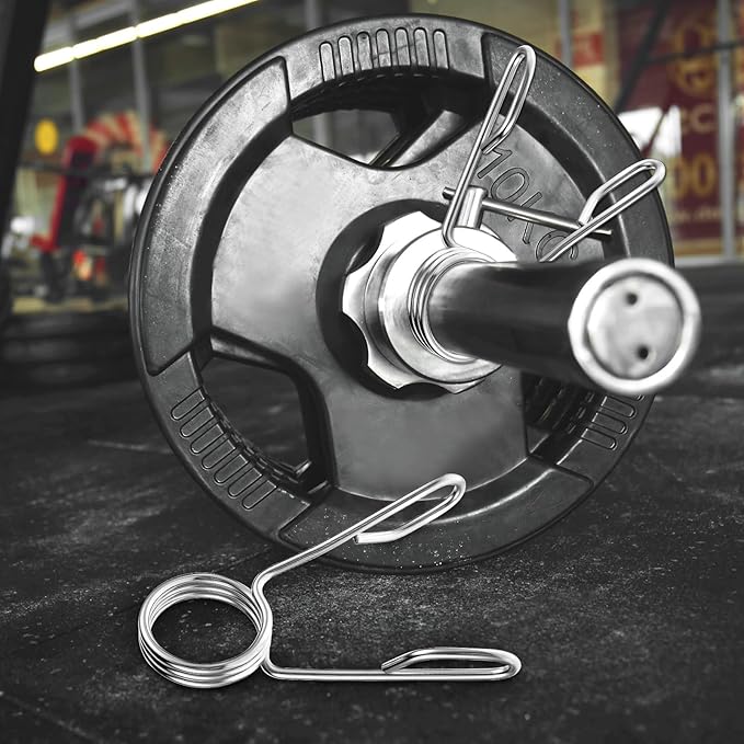 4 Pieces 2 Inch Dumbbell Spring Collars Barbell Clamps Locking Collars Clips - Image 6