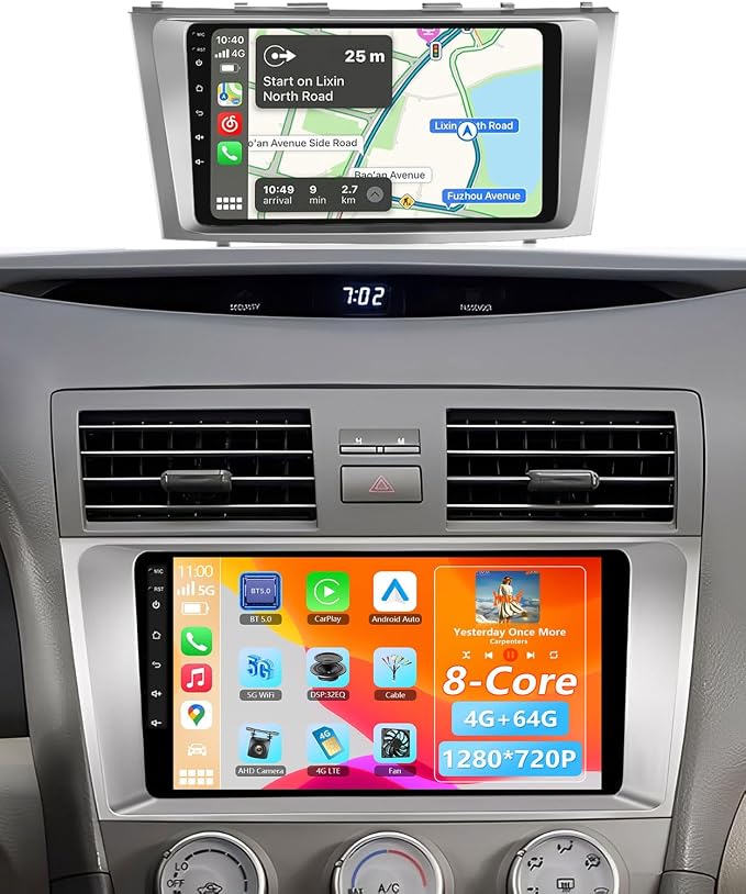 8core 4G+64G Car Radio for Toyota Camry 2006-2011 Support Canbus Original JBL by RSNAVI