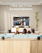 ULTIMEA 7.1ch Sound Bar with Subwoofer, Virtual Surround Sound System - Image 3